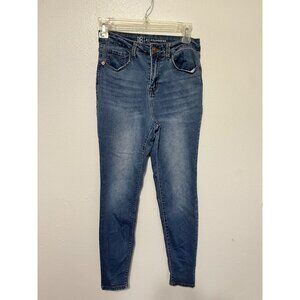 No Boundaries Denim Jeans Skinny Blue Med Wash Junior Size 7